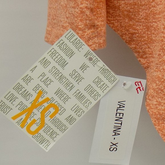 LuLaRoe Valentina Collared Button Front Top XS NWT - Picture 7 of 14